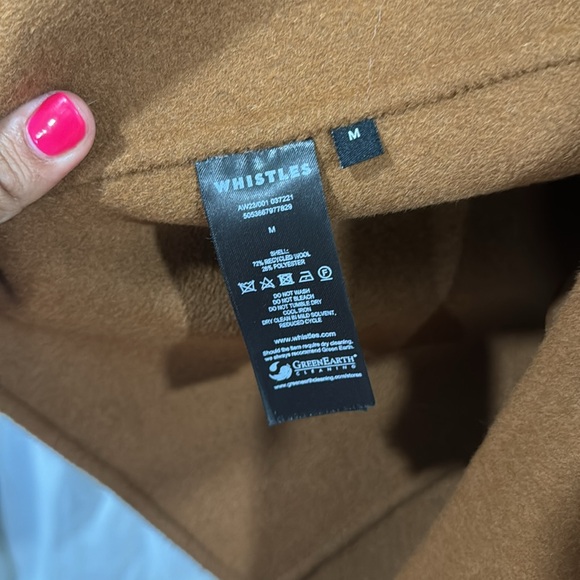 Whistles Julia Wool Blend Coat - Picture 13 of 16